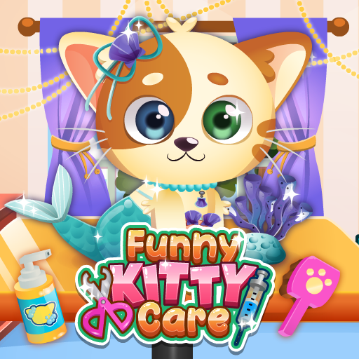Play Funny Kitty Care