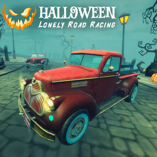Play Halloween Lonely Road Racing