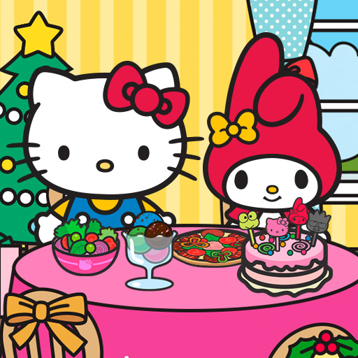 Play Hello Kitty And Friends Xmas Dinner