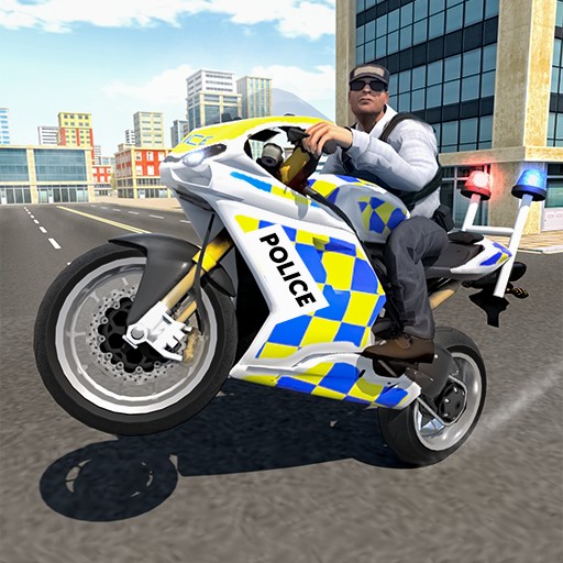 Police Chase Motorbike Dr…
