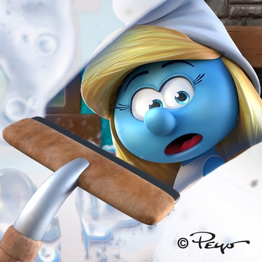 Play The Smurfs Village Cleaning